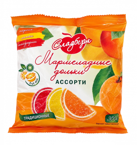 Мармелад желейный Дольки Ассорти