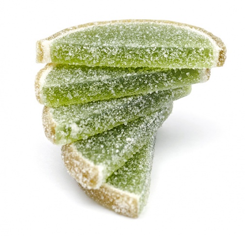 Jelly marmalade Slices with kiwi flavor