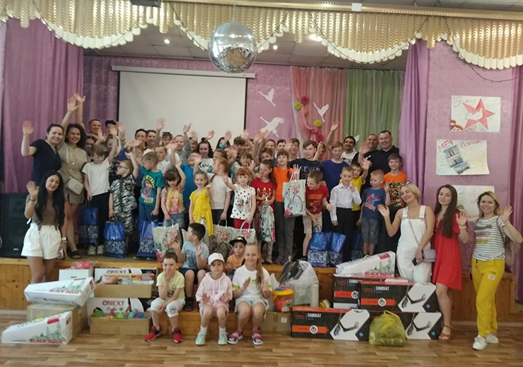 Children's Day in the Glazovsky orphanage