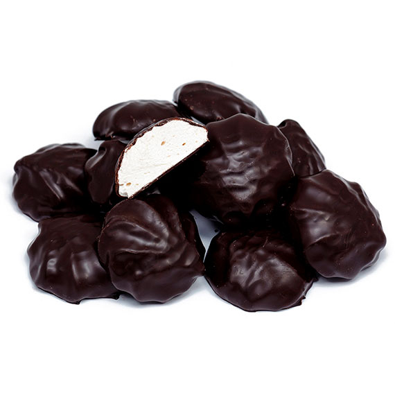Glazed marshmallows with vanilla flavor