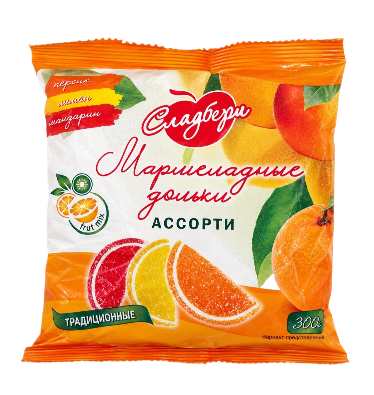Мармелад желейный Дольки Ассорти