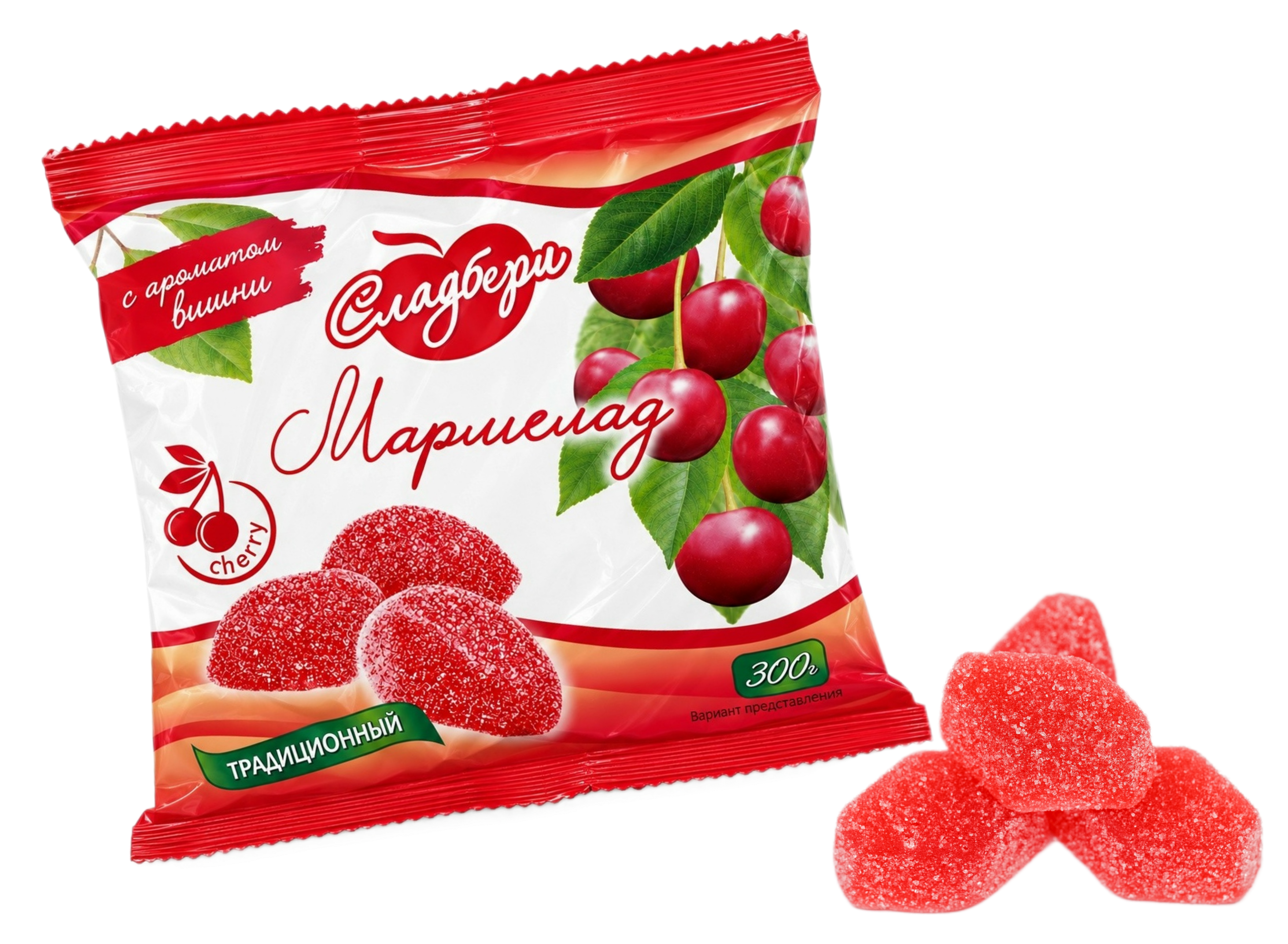 Мармелад желейный с ароматом вишни