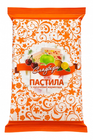 Пастила с кусочками мармелада
