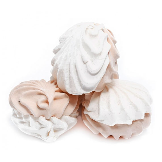 Marshmallows with chocolate ice cream flavor